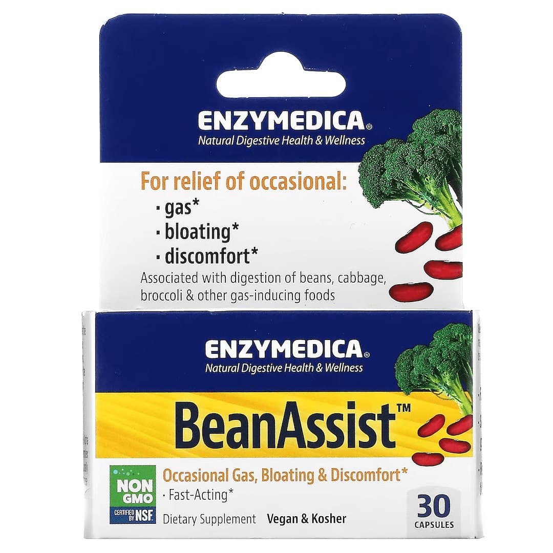 Enzymedica - Beanassist™ - 30 kapslar – Enzymedica förpackning