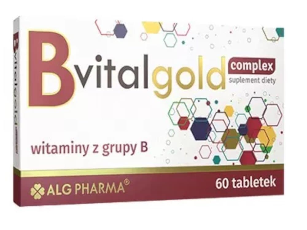 Alg Pharma B VitalGold Complex 60 tabletter – Alg Pharma embalagem