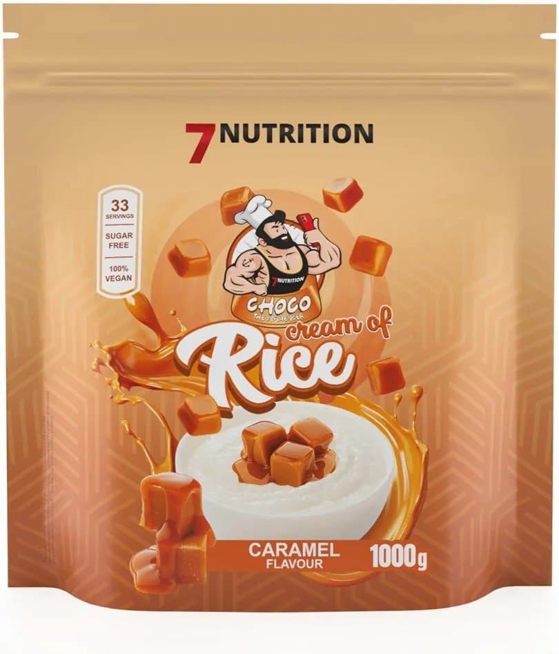 7Nutrition Cream of Rice 1 kg caramel – 7 Nutrition verpakking