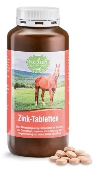 Tierlieb Organic Zinc For Horses - 500 Tabletter – Tierlieb förpackning