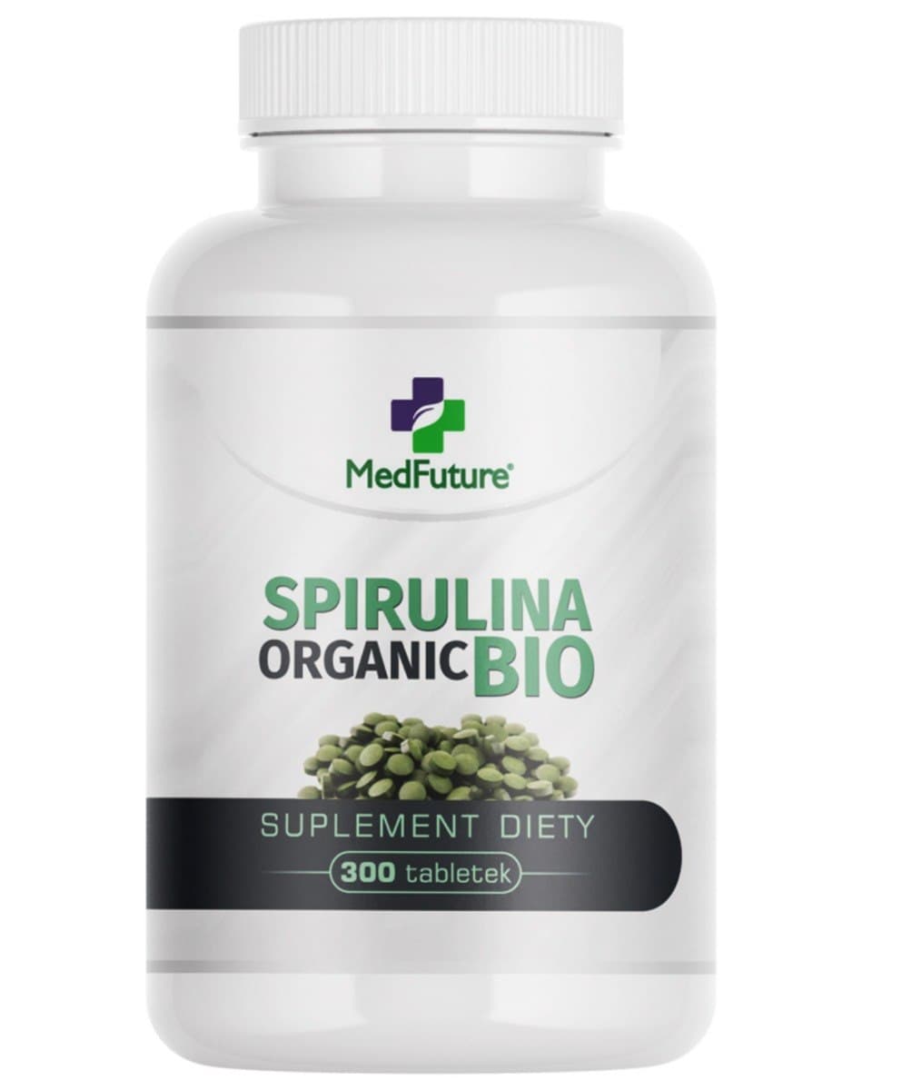 MedFuture Spirulina Organic Bio 300 tabletek – MedFuture packaging