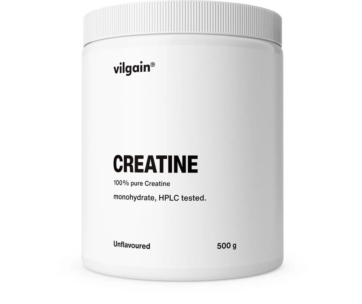 Vilgain 100% Monohydrate de créatine sans saveur 500 g