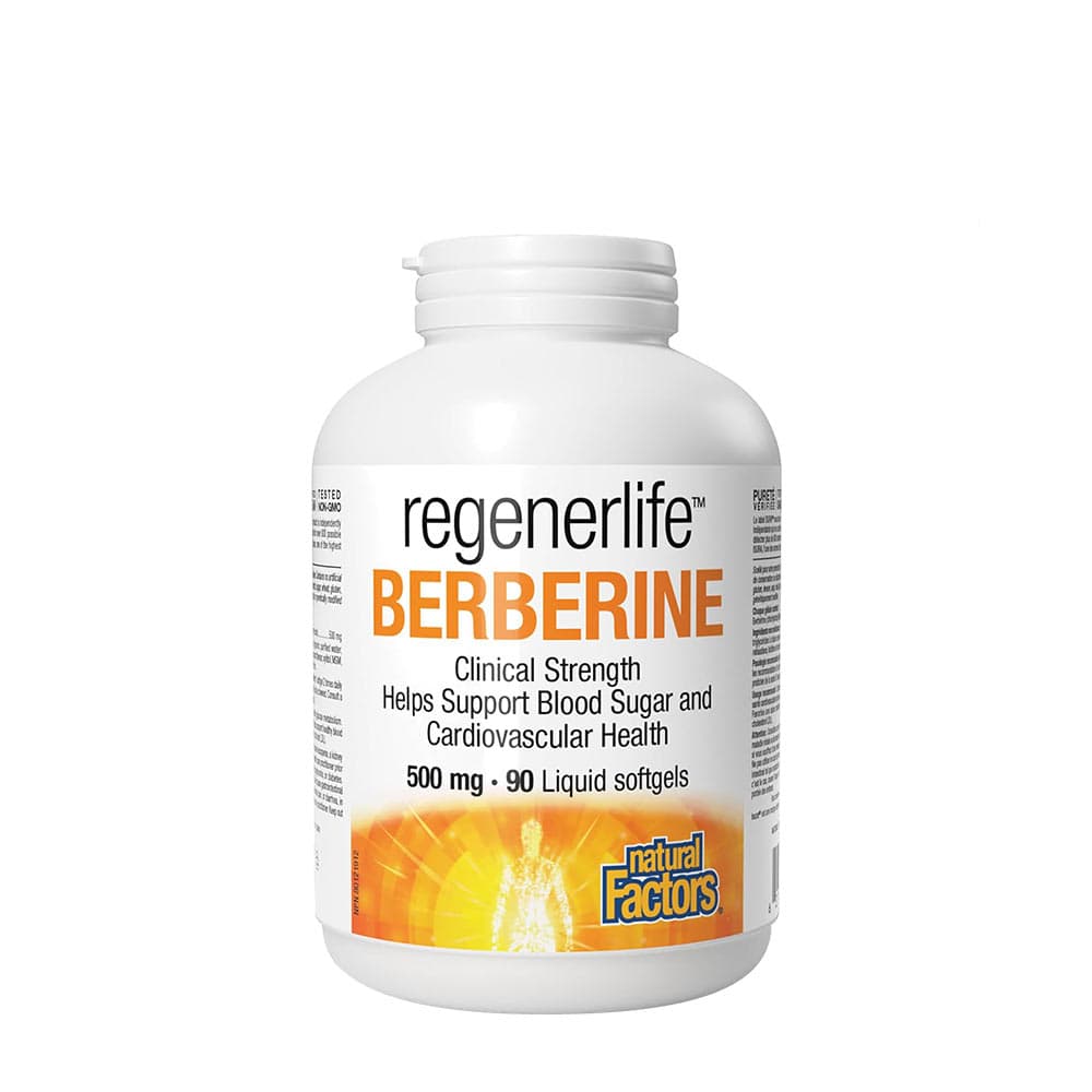 Natural Factors - Berberine Lipomicel Matrix - 500mg – Natural Factors förpackning