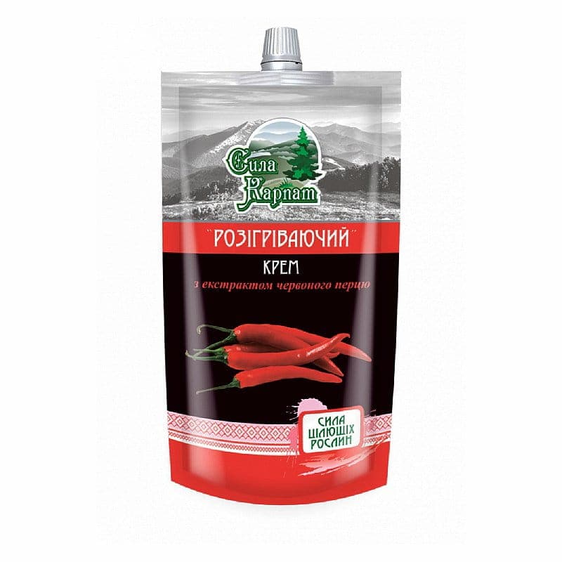 Siła Karpat - Warming Cream - 100ml – Siła Karpat förpackning