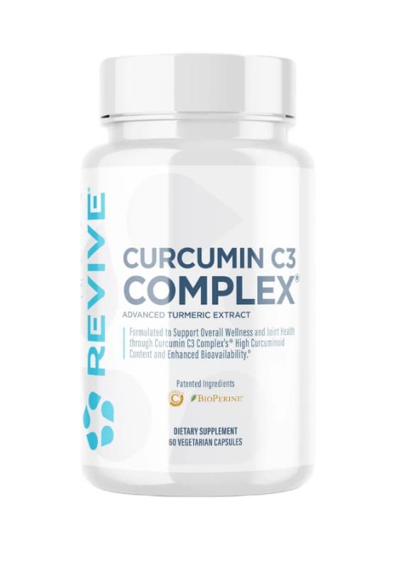 Revive Curcumin C3 Complex 500 mg - 60 vegetabiliska kapslar – Revive förpackning