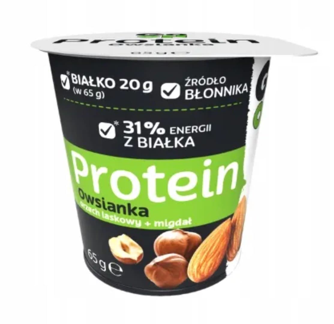 Sante Go On Proteinrik Havregrynsgröt med Nötter i Bägare 65 g | San – San förpackning