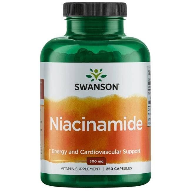 Swanson Niacinamide 500mg - 250 kapslar