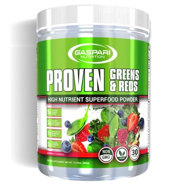 Gaspari Nutrition - Proven Greens & Reds - 360g – Gaspari Nutrition förpackning