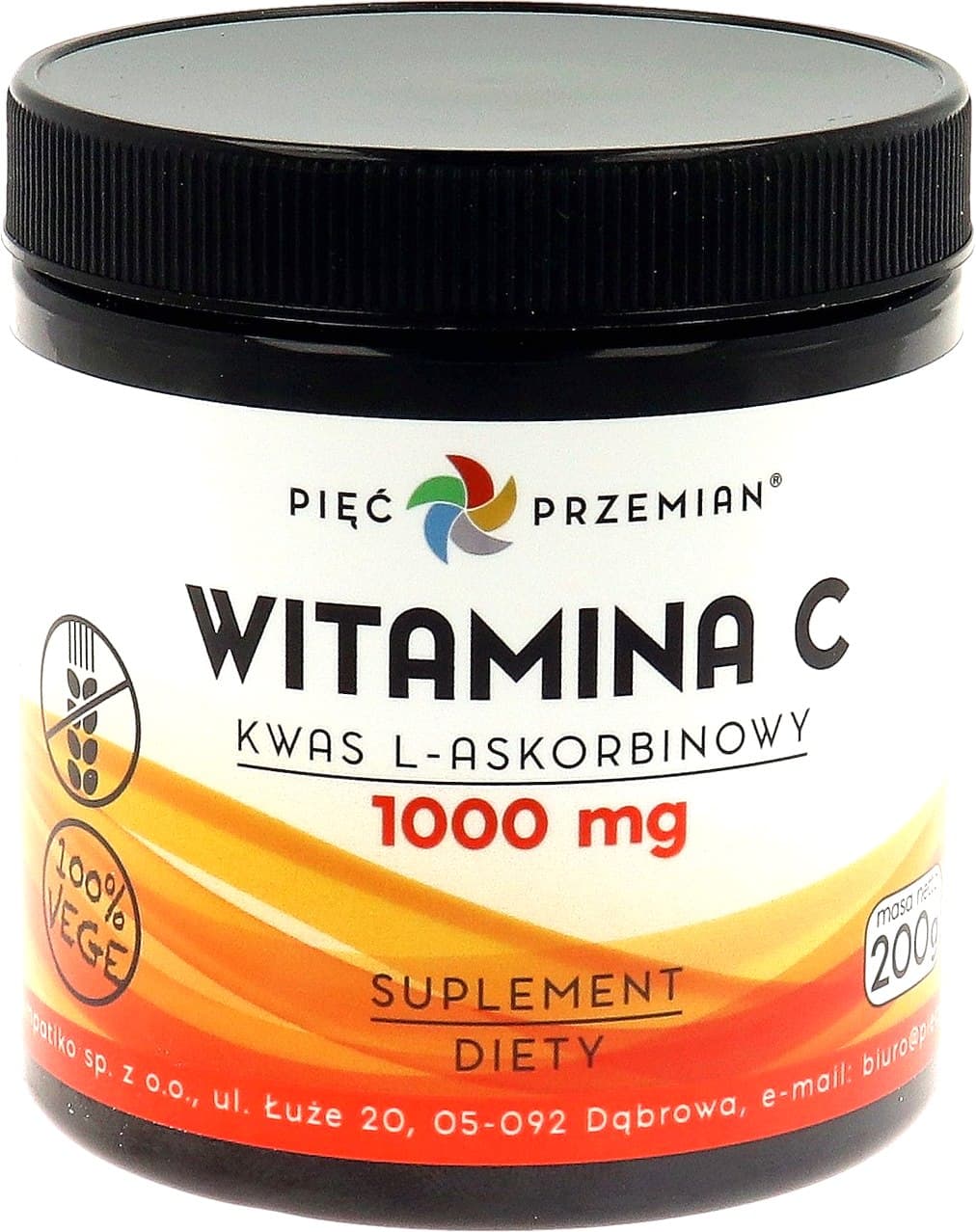 Pięć Przemian - Vitamin C L-Ascorbic Acid - 200g