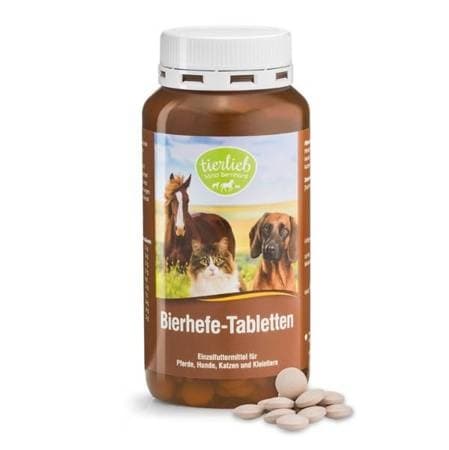 Tierlieb - Brewer'S Yeast For Dogs, Cats And Horses (400 Tabs) - 400 Tabs – Tierlieb förpackning