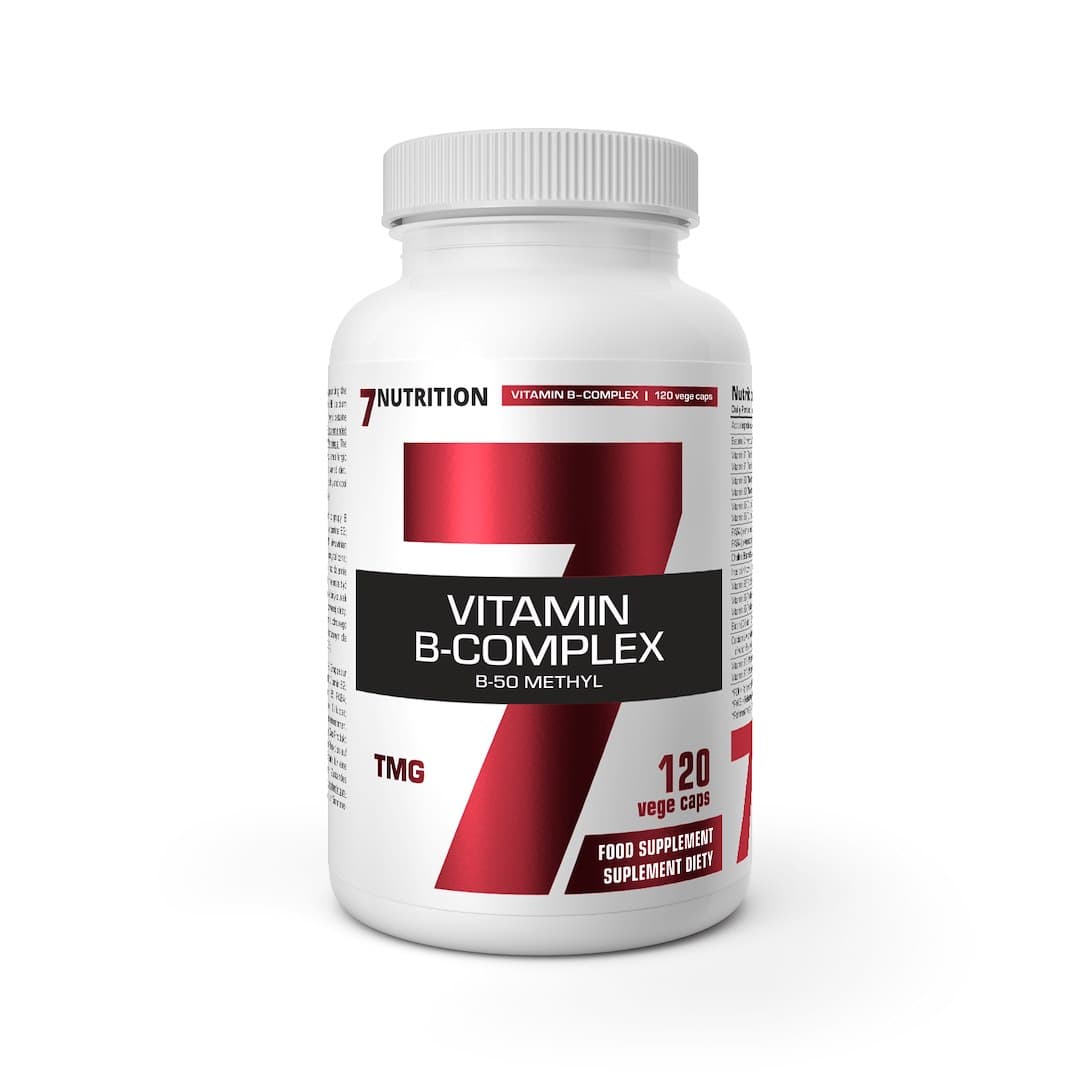 7Nutrition - B-Complex B50 Methyl - 120 kapslar