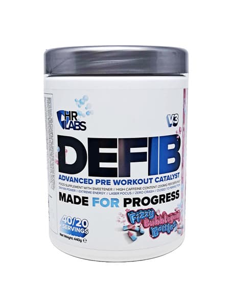 HR Labs DEFIB Advanced Pre Workout Catalyst – HR Labs förpackning