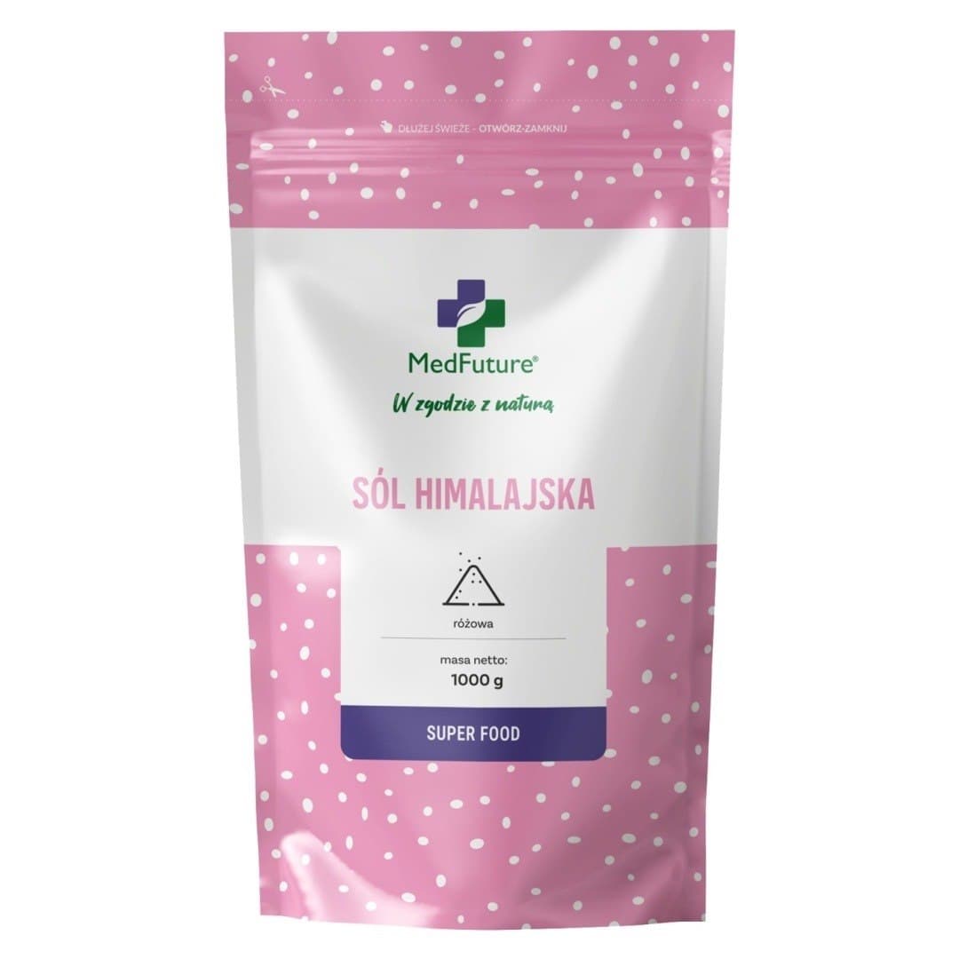 MedFuture Super Food Sól himalajska 1000g – MedFuture packaging