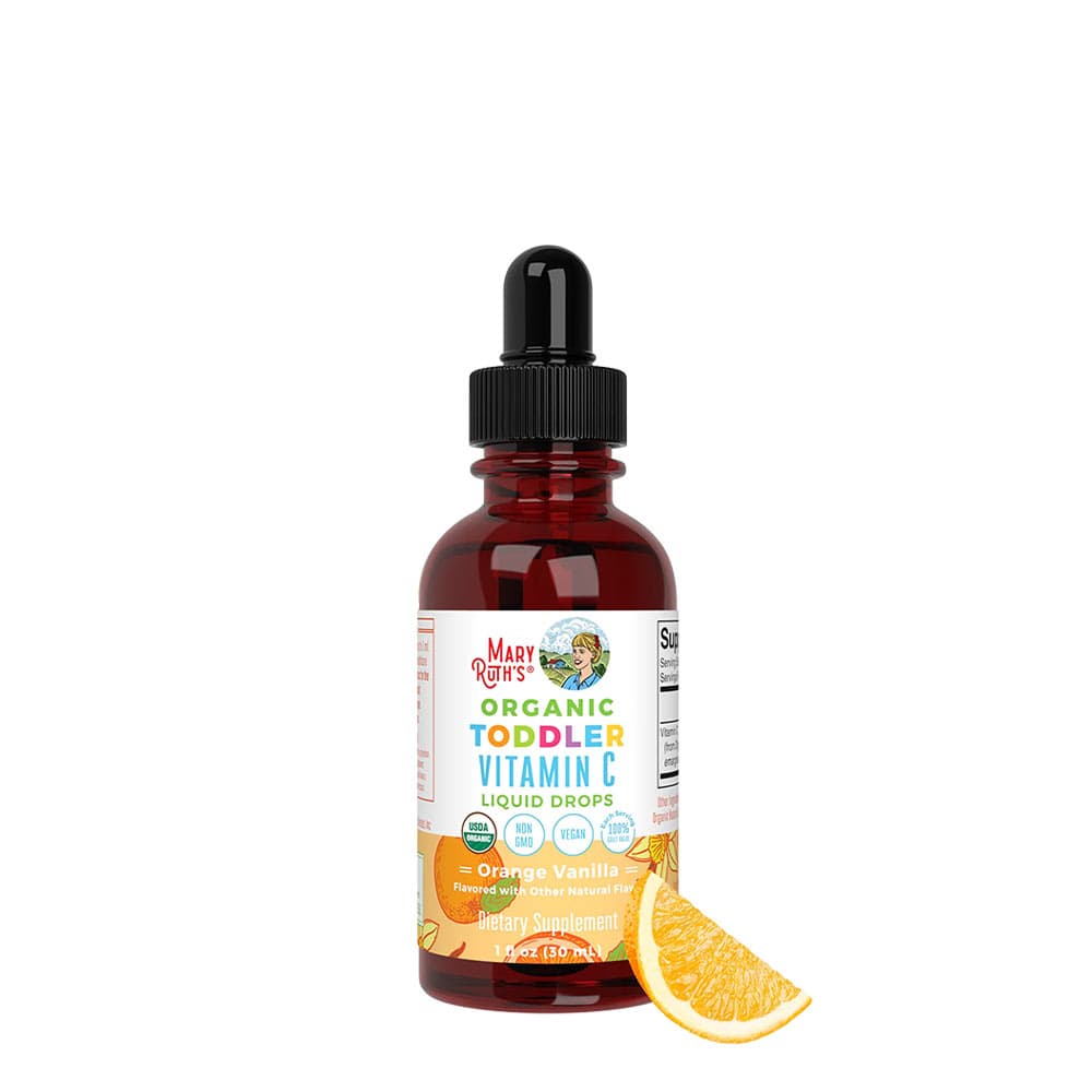 MaryRuth's Organic Toddler Vitamin C Liquid Drops - Orange Vanilla - 30 ml – MaryRuth's förpackning