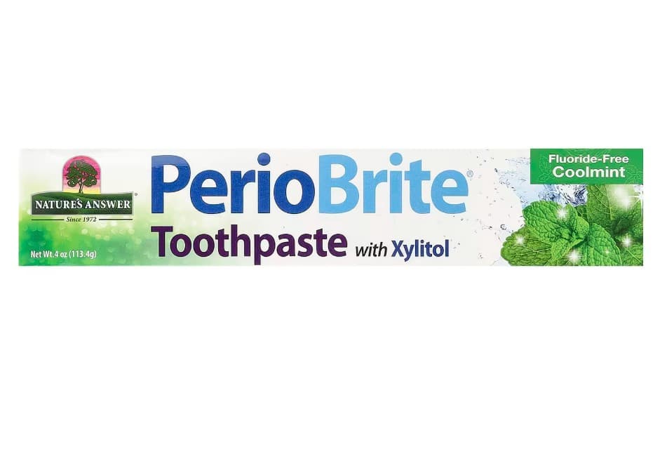 PerioBrite Tandkräm med Xylitol, Coolmint - 113.4g | Nature's Answer