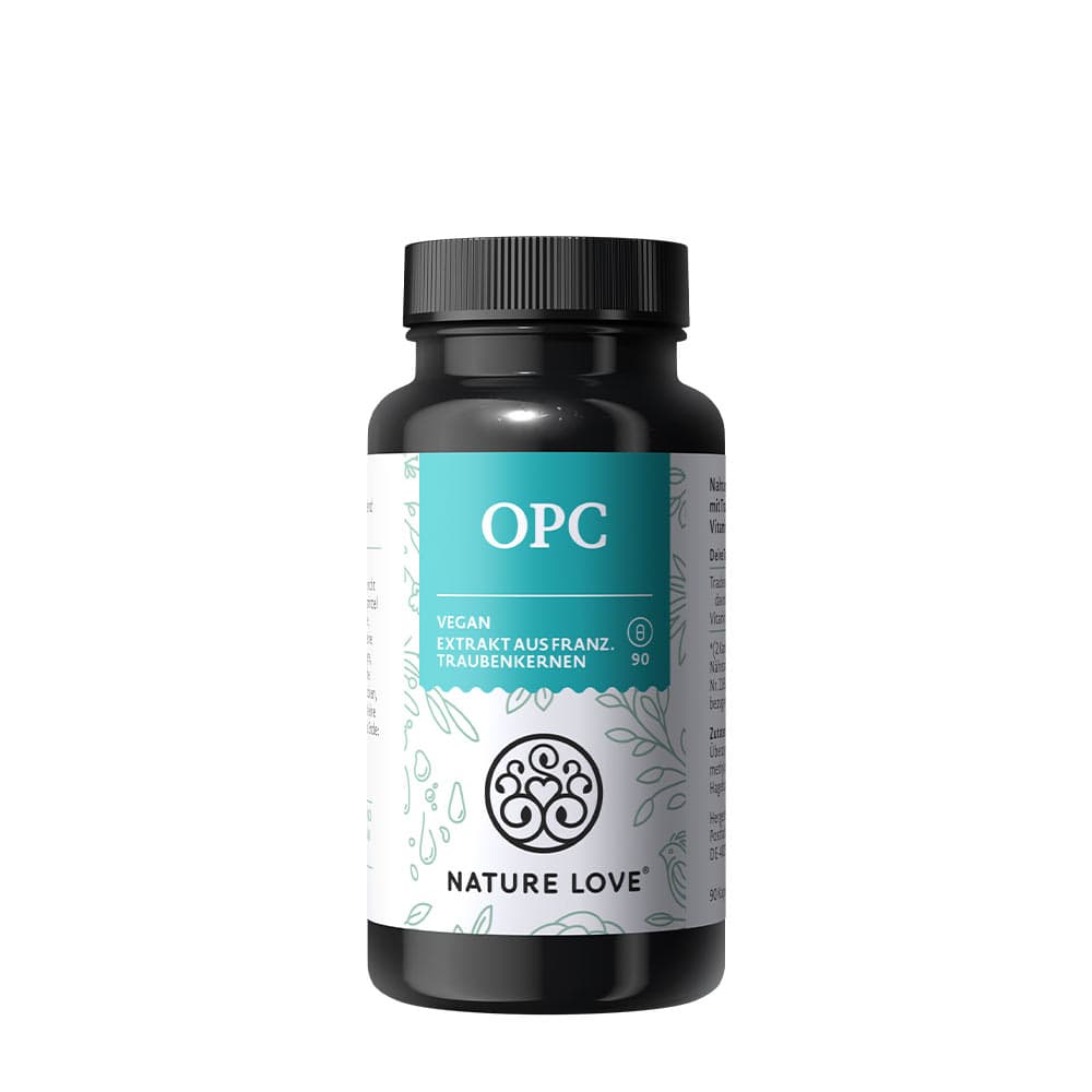 Nature Love OPC Vegan Extract 440mg – 90 kapslar – Nature Love förpackning