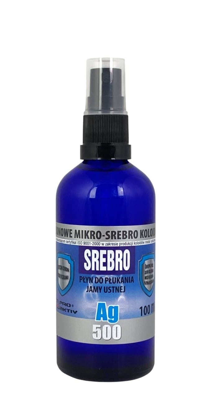 Srebro - Colloidal Micro-Silver Spray 50ppm 100ml – Srebro förpackning