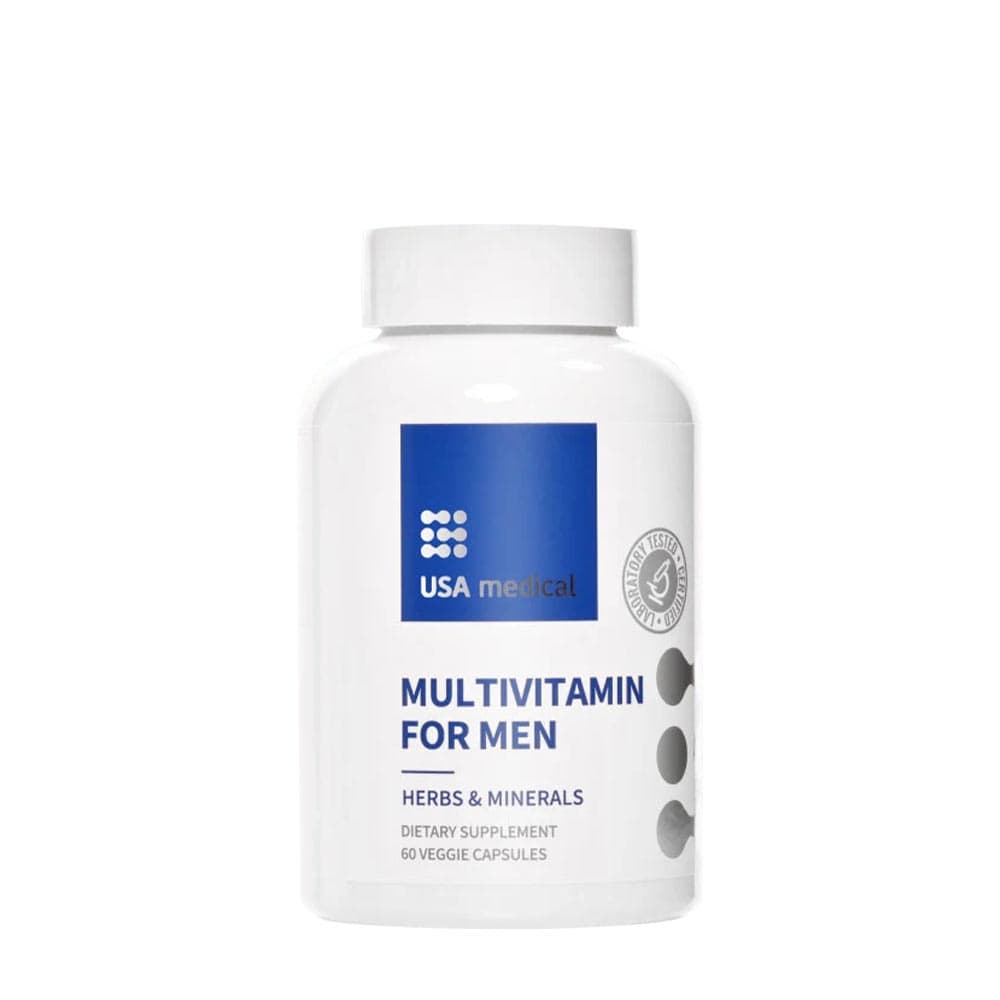 Usa Medical - Multivitamin For Men - 60 kapslar – Usa Medical förpackning