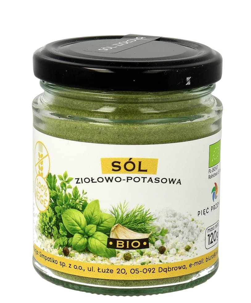 Pięć Przemian - Herbal Potassium Salt, 120 kapslar – Pięć Przemian förpackning