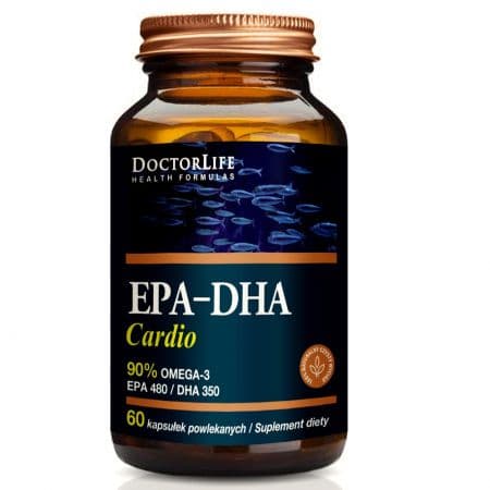 Doctor Life EPA-DHA Cardio Omega-3 60 kapslar – Doctor Life confezione
