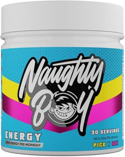 Naughty Boy Energy - Energigivande dryck – Naughty Boy förpackning