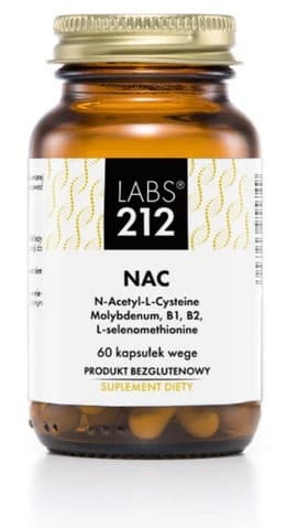 Labs 212 - NAC 300mg (60 kapslar) – LABS 212 förpackning