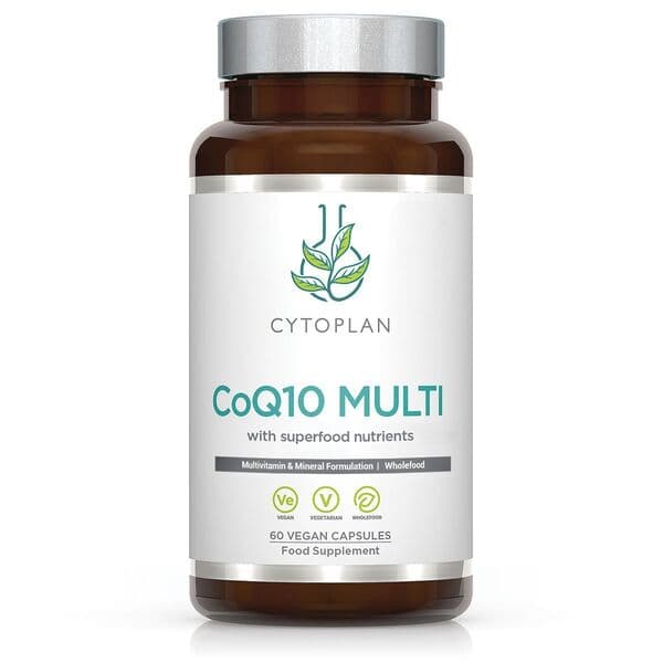 Cytoplan CoQ10 Multi 80 mg - 60 vegetabiliska kapslar – Cytoplan förpackning
