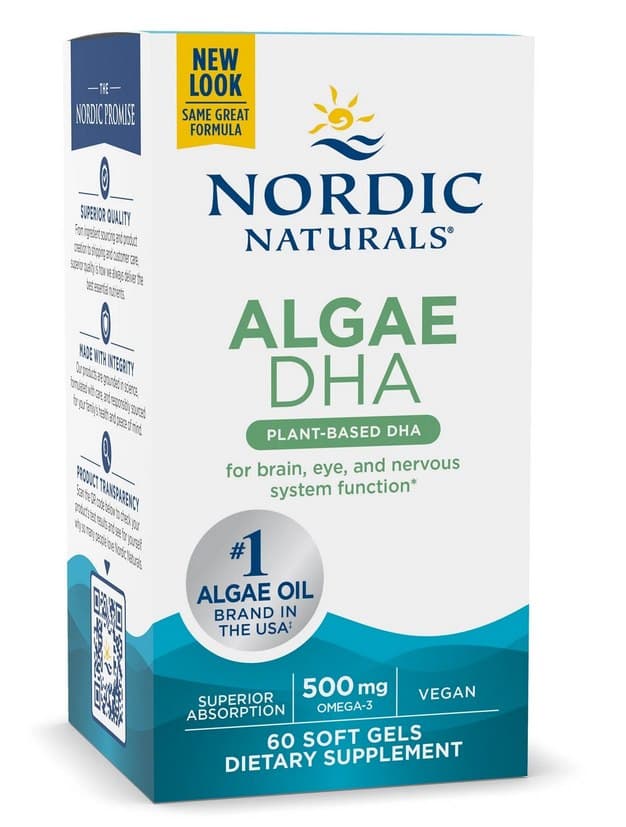 Nordic Naturals - Algae DHA - 30 kapslar – Nordic Naturals förpackning