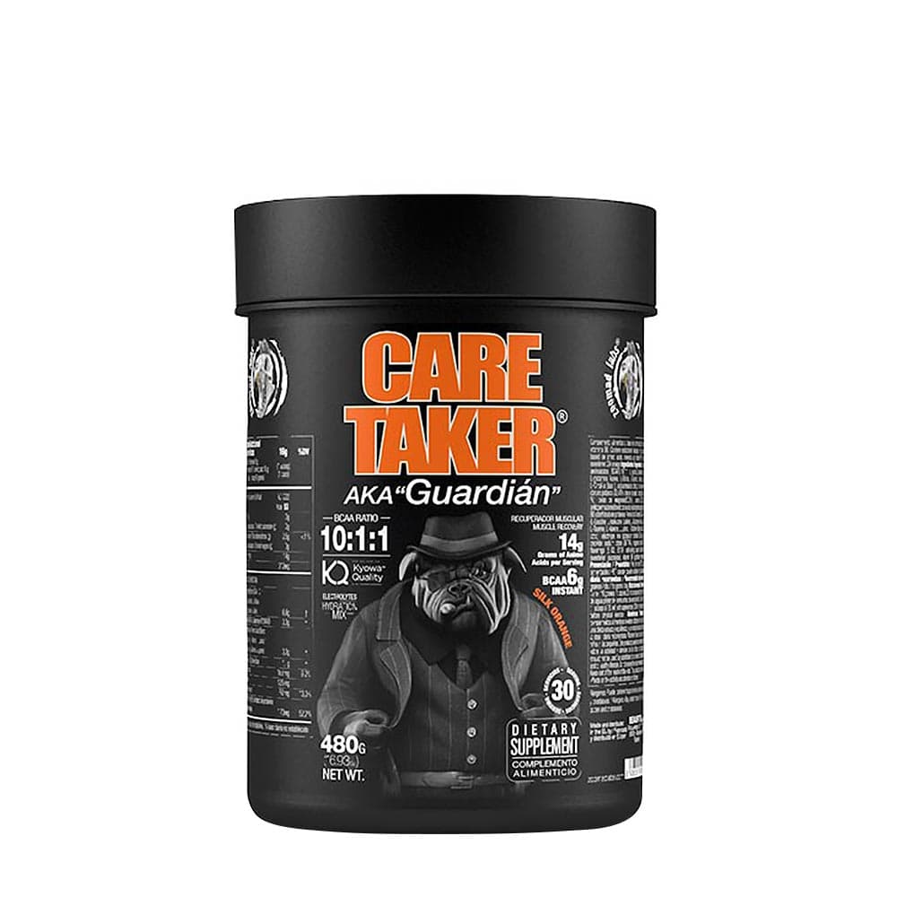 Zoomad Labs - Care Taker Aka 'Guardián' Bcaas 10:1:1 - Orange, 480g – Zoomad Labs förpackning