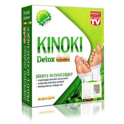 Aura Herbals - Kinoki Detox Gold - 10 st – Aura Herbals förpackning