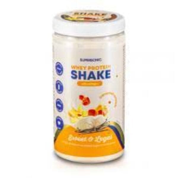 SUPERSONIC Shake med kollagen, karamell & gräddsmak, laktosfri 560 g – SUPERSONIC förpackning