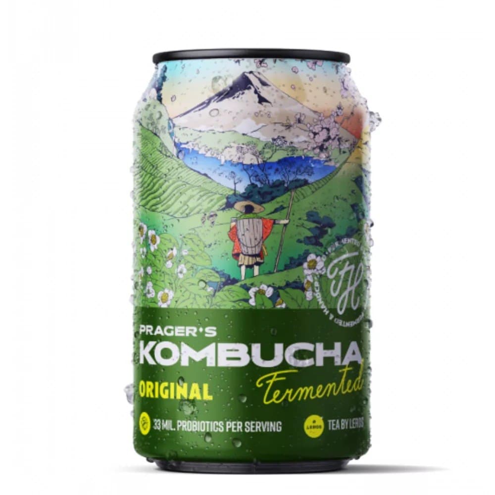 PRAGER'S Kombucha Original 330 ml | EKO WITAL – Prager's verpakking