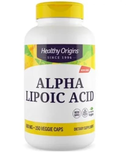 Healthy Origins - Alpha Lipoic Acid - 150 Vcaps – Healthy Origins förpackning
