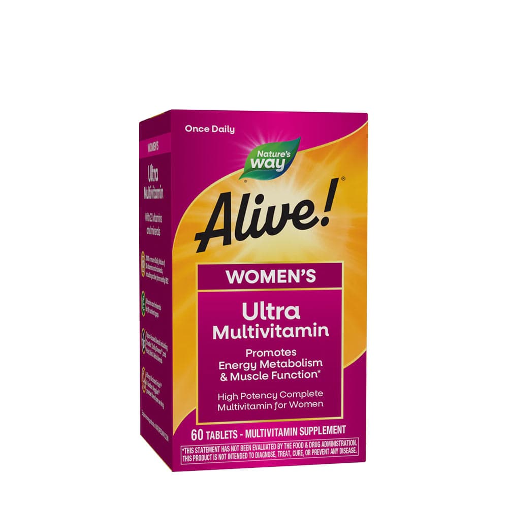 Nature's Way - Alive! Women'S Ultra Multivitamin - 60 tabletter – Nature's Way förpackning
