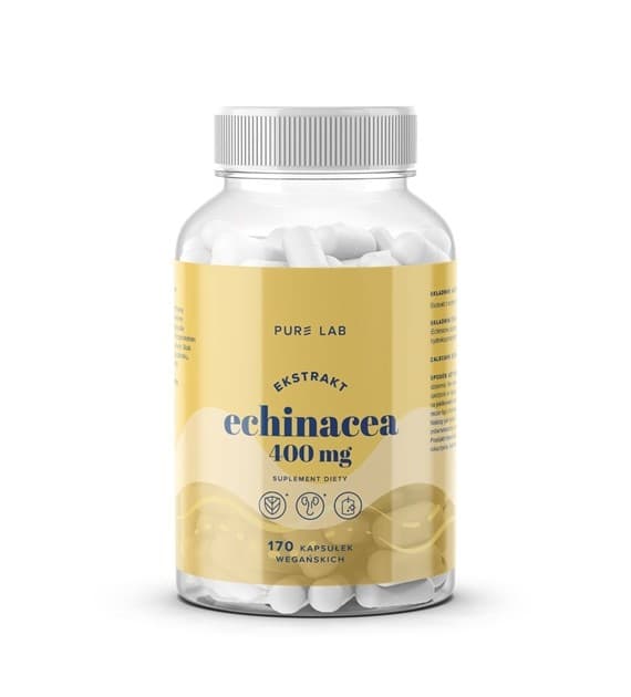 Pure Lab Echinacea Extract 400 mg - 170 kapslar – Pure Lab förpackning