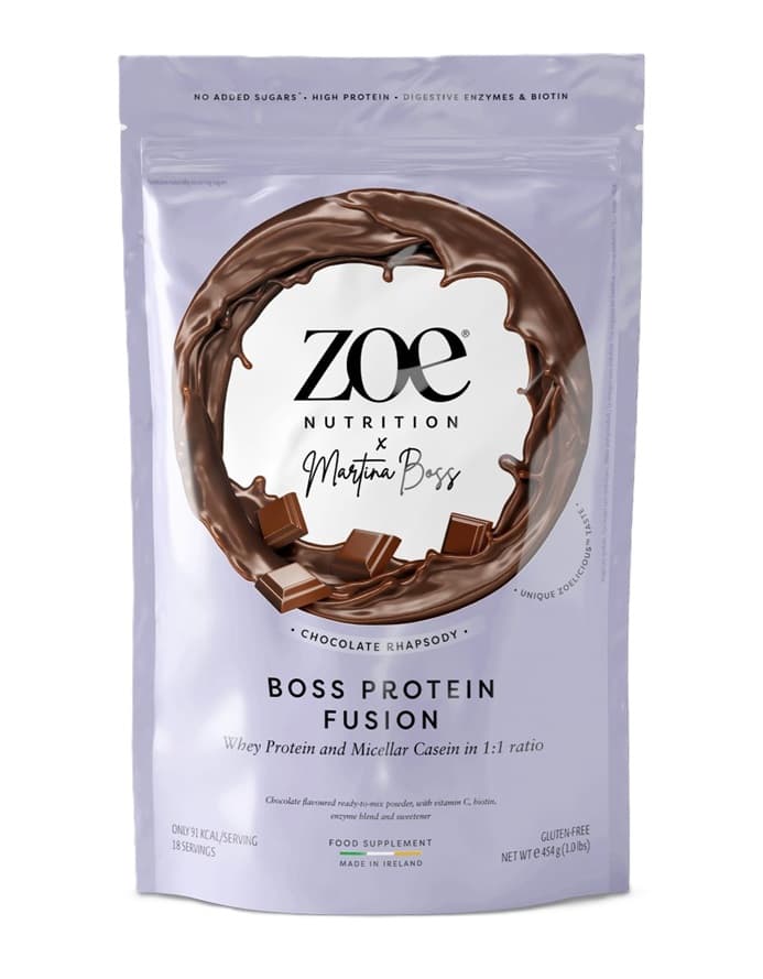 Zoe Nutrition - Boss Protein Fusion 900 g pulver – Zoe Nutrition förpackning