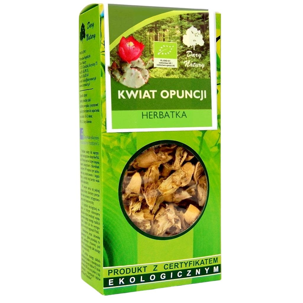 Dary Natury - Organic Prickly Pear Flower 25g – Dary Natury förpackning