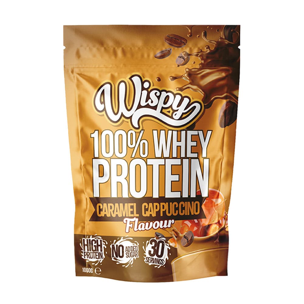 Wispy - Caramel Cappuccino - 1000g – Wispy förpackning