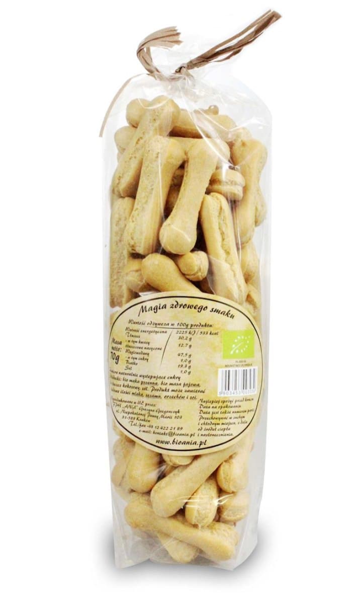 BIO ANIA Pałeczki Ptysiowe utan tillsatt socker BIO 70 g | Bio Planet – Bio Ania förpackning