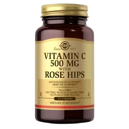 Solgar Vitamin C 500mg med Nypon Kapslar – Solgar förpackning