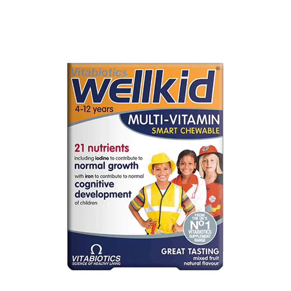 Vitabiotics Wellkid Multi-Vitamin Smart Gummies 30 st – Vitabiotics förpackning