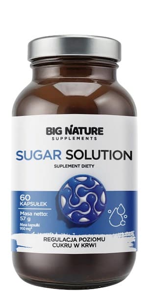 Big Nature - Sugar Solution - 60 kapslar – Big Nature förpackning