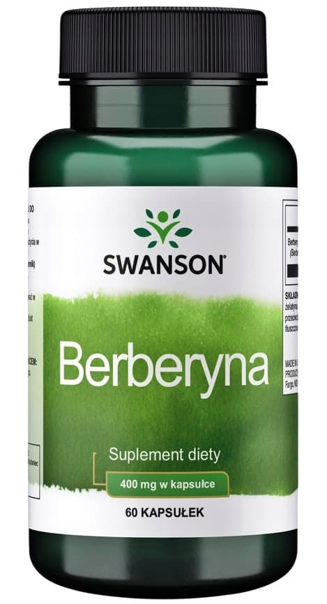 Swanson Berberine 400mg - 60 kapslar – Swanson förpackning