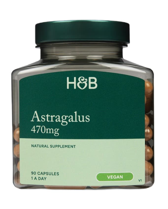 Holland & Barrett - Astragalus, 470mg - 90 kapslar – Holland & Barrett förpackning