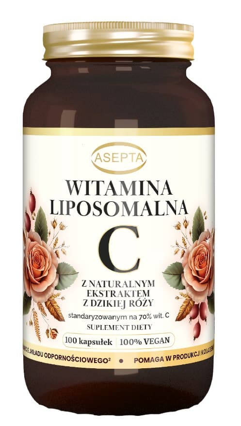 Asepta - Liposomal Vitamin C med Nyponextrakt - 100 kapslar – Asepta förpackning