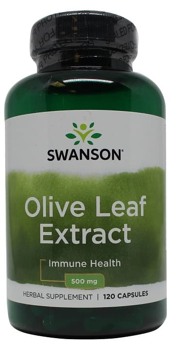 Swanson - Olive Leaf Extract - 500 mg - 120 kapslar – Swanson förpackning