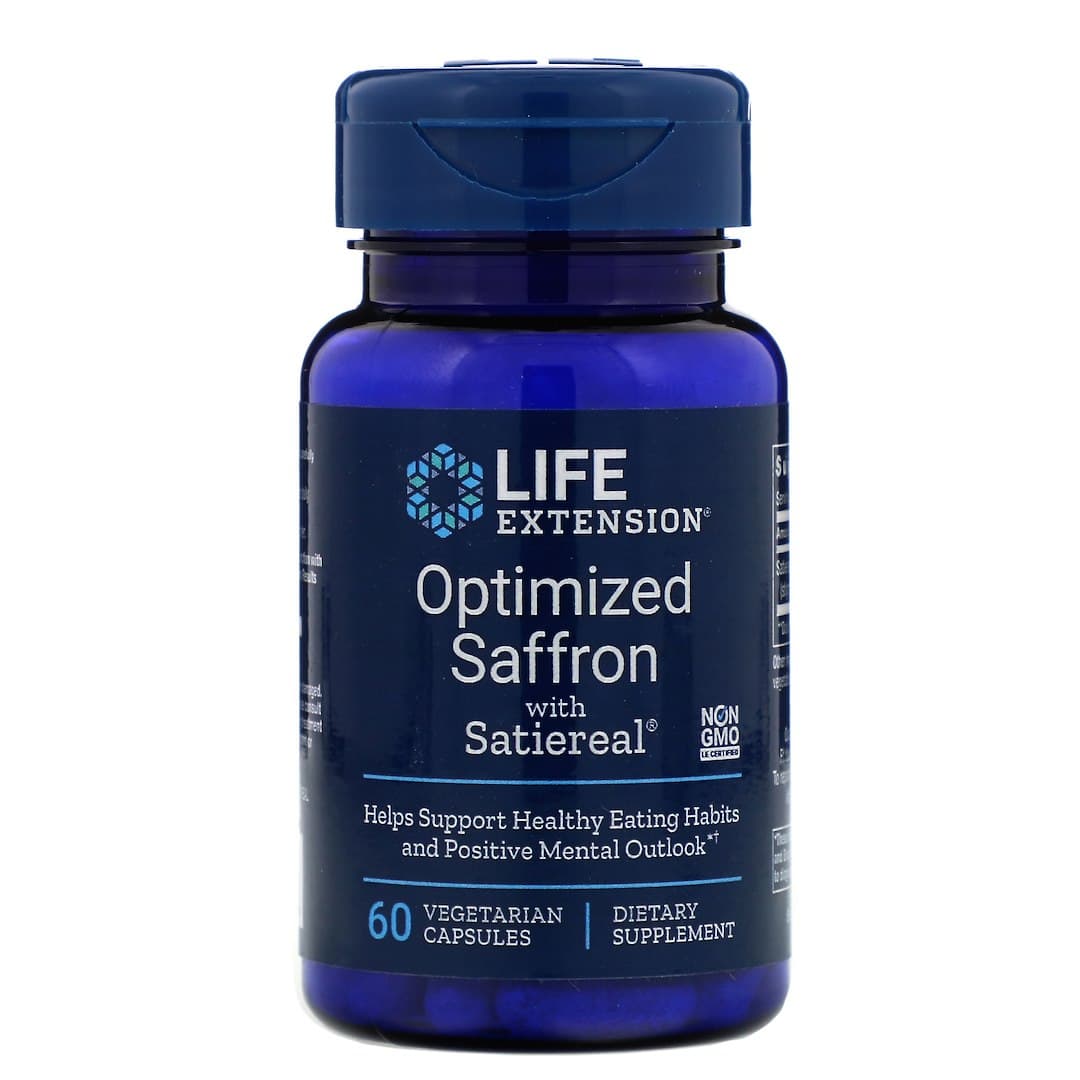 Life Extension - Optimized Saffron With Satiereal - 60 Vcaps – Life Extension förpackning