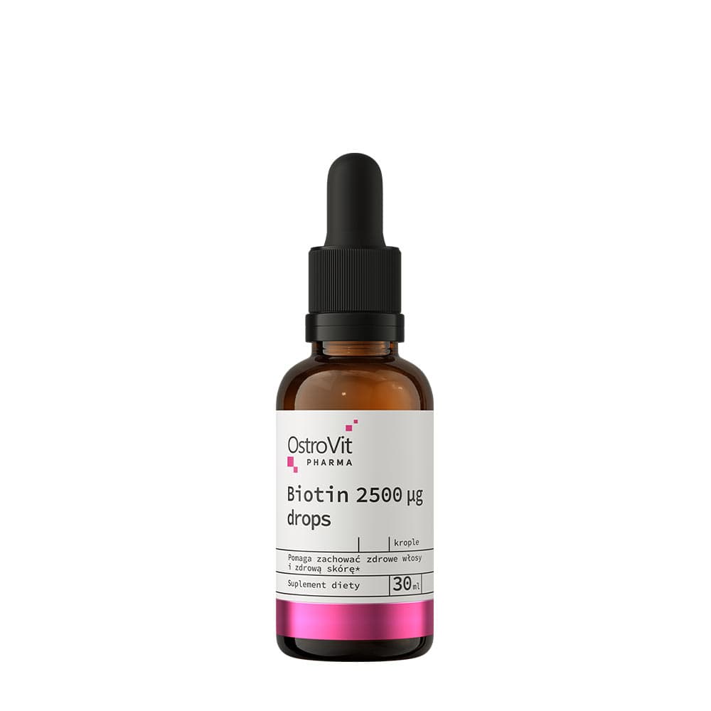 Ostrovit Biotin 2500mcg Drops – flytande biotintillskott 30ml