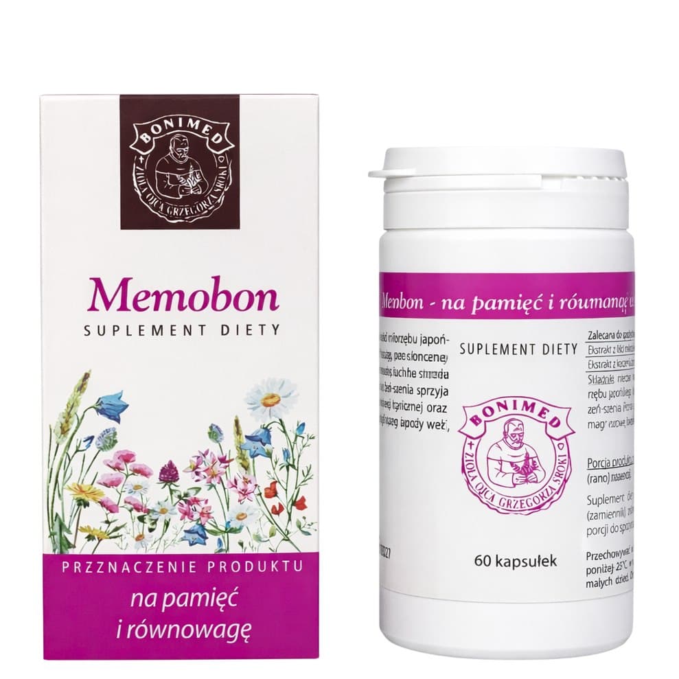 Bonimed - Memobon - 60 kapslar – Bonimed Verpackung