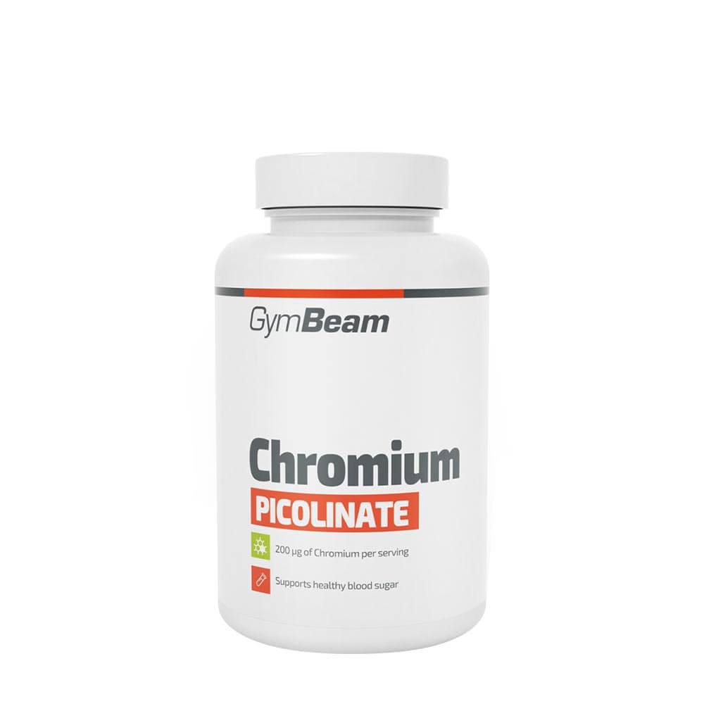 GymBeam Chromium Picolinate 120 tabletter – GymBeam förpackning